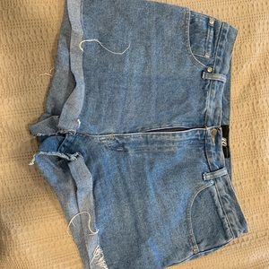 Denim shorts